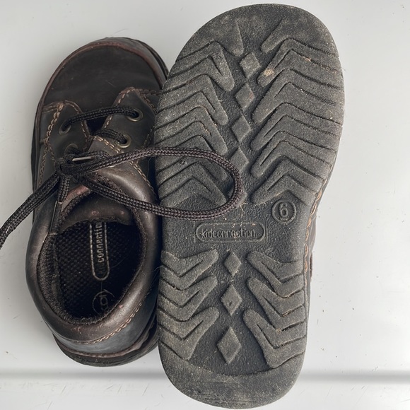 Kid connection brown dress shoes baby boy size 6 - Picture 5 of 8